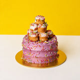 Donut Tower Party Cake - Buttercakes - Eats and Treats Bakery - - Eat Cake Today - Birthday Cake Delivery - KL/PJ/Malaysia