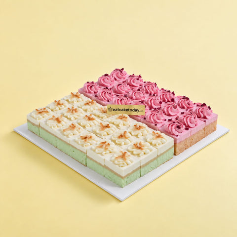 Duo Cake Bites 36 pieces - Cake Bites - Ice Monster - - Eat Cake Today - Birthday Cake Delivery - KL/PJ/Malaysia