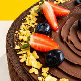 Dutch Double Chocolate Mille Crepe Cake 8" - Crepe Cakes - Cake Hub - - Eat Cake Today - Birthday Cake Delivery - KL/PJ/Malaysia