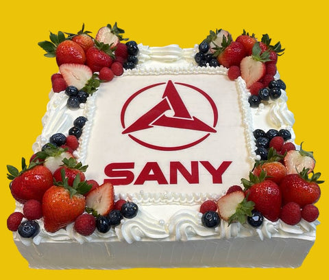 Edible Print Fruit Cake 12 inch - Customized Cake - Ice Monster - - Eat Cake Today - Birthday Cake Delivery - KL/PJ/Malaysia