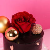 Elegant Dark Valentine's Theme Cake - Vday2024 - Junandus - - Eat Cake Today - Birthday Cake Delivery - KL/PJ/Malaysia