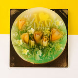 Father’s Love with Flowers Jelly Cake 7” - Jelly Cakes - Sue Jelly Cake & Deli - - Eat Cake Today - Birthday Cake Delivery - KL/PJ/Malaysia