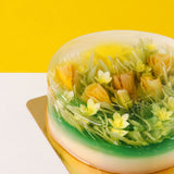 Father’s Love with Flowers Jelly Cake 7” - Jelly Cakes - Sue Jelly Cake & Deli - - Eat Cake Today - Birthday Cake Delivery - KL/PJ/Malaysia