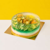 Father’s Love with Flowers Jelly Cake 7” - Jelly Cakes - Sue Jelly Cake & Deli - - Eat Cake Today - Birthday Cake Delivery - KL/PJ/Malaysia