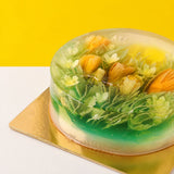 Father’s Love with Flowers Jelly Cake 7” - Jelly Cakes - Sue Jelly Cake & Deli - - Eat Cake Today - Birthday Cake Delivery - KL/PJ/Malaysia