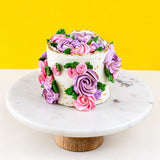 Flower Garden Cake 4" - Designer Cakes - The Buttercake Factory - - Eat Cake Today - Birthday Cake Delivery - KL/PJ/Malaysia