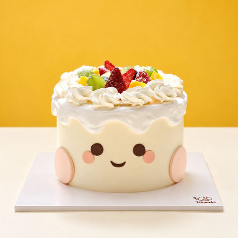 Fruitty Cutie Cake 5" - Designer Cakes - Ice Monster Puchong - - Eat Cake Today - Birthday Cake Delivery - KL/PJ/Malaysia