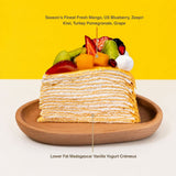 Fruity Madagascar Vanilla Crepe Cake - Crepe Cakes - Junandus - - Eat Cake Today - Birthday Cake Delivery - KL/PJ/Malaysia