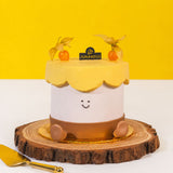 Girl Girl Plushie Cake 6 inch - Vegan Cakes - Junandus - - Eat Cake Today - Birthday Cake Delivery - KL/PJ/Malaysia