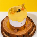Girl Girl Plushie Cake 6 inch - Vegan Cakes - Junandus - - Eat Cake Today - Birthday Cake Delivery - KL/PJ/Malaysia