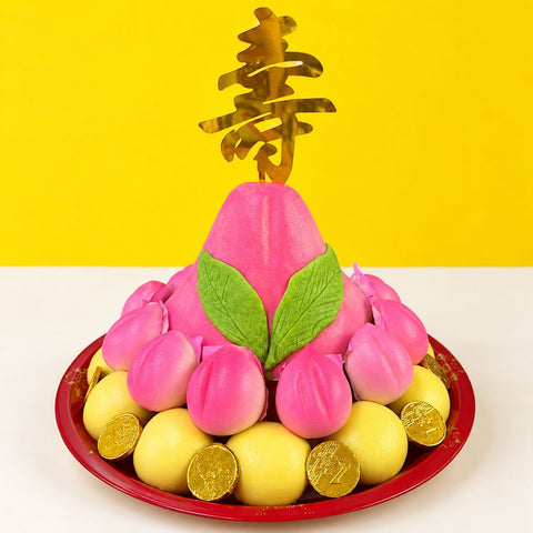 Golden Longevity Prosperity Bun Set - Desserts - Eats and Treats Bakery - - Eat Cake Today - Birthday Cake Delivery - KL/PJ/Malaysia