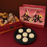 Golden Orchard – Durian Cheesecake Mooncake - Mooncake2026 - Cake Calendar - - Eat Cake Today - Birthday Cake Delivery - KL/PJ/Malaysia