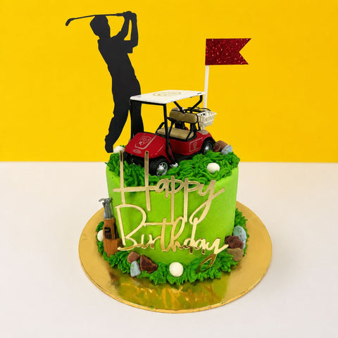 Golf Theme Cake - Designer Cakes - Eats and Treats Bakery - - Eat Cake Today - Birthday Cake Delivery - KL/PJ/Malaysia