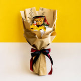 Graduation Teddy Bear Sunflower Soap Flower Bouquet - Flower - Luxe Florist - - Eat Cake Today - Birthday Cake Delivery - KL/PJ/Malaysia