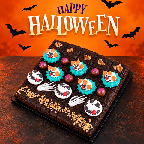 Halloween Clown Carnival Assorted Brownie - Halloween 2026 - Mr & Mrs Brownie - - Eat Cake Today - Birthday Cake Delivery - KL/PJ/Malaysia