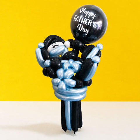 Handsome Balloon Flower Bouquet - Balloons - Bull & Rabbit - - Eat Cake Today - Birthday Cake Delivery - KL/PJ/Malaysia