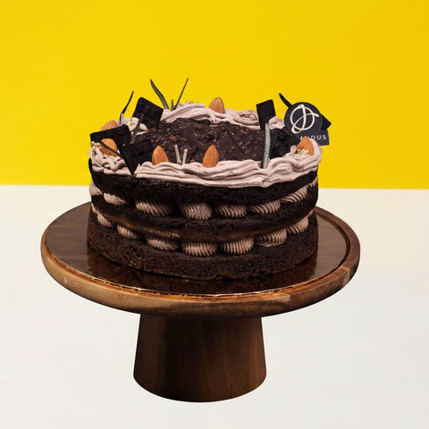 Hazelnut Chocolate Vegan Naked Cake - Vegan Cakes - Junandus - - Eat Cake Today - Birthday Cake Delivery - KL/PJ/Malaysia