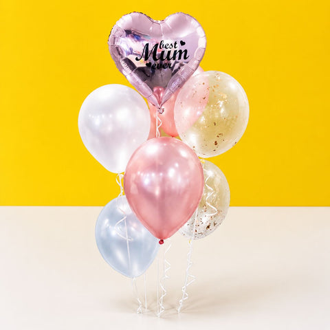 Heart Balloon Bouquet - Balloons - Happy Balloon Shop - - Eat Cake Today - Birthday Cake Delivery - KL/PJ/Malaysia