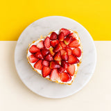 Hearty Strawberry Shortcake 7" - Sponge Cakes - RE Birth Cake - - Eat Cake Today - Birthday Cake Delivery - KL/PJ/Malaysia