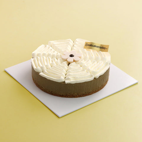 Hojicha Cheesecake 6" - Cheesecakes - Ice Monster - - Eat Cake Today - Birthday Cake Delivery - KL/PJ/Malaysia