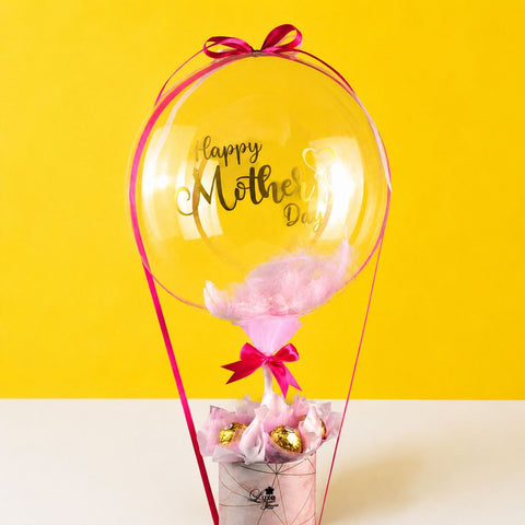 Hot Air Balloon Ferrero Rocher Box - Balloons - Luxe Florist - - Eat Cake Today - Birthday Cake Delivery - KL/PJ/Malaysia