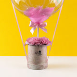 Hot Air Balloon Fragrance Carnation Soap Flower Box - Balloons - Luxe Florist - - Eat Cake Today - Birthday Cake Delivery - KL/PJ/Malaysia