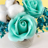 Hot Air Balloon Fragrance Rose Soap and Preserved Flower Box - Balloon - Luxe Florist - - Eat Cake Today - Birthday Cake Delivery - KL/PJ/Malaysia