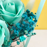 Hot Air Balloon Fragrance Rose Soap and Preserved Flower Box - Balloon - Luxe Florist - - Eat Cake Today - Birthday Cake Delivery - KL/PJ/Malaysia