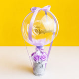 Hot Air Balloon Fragrance Rose Soap Flower Box - Balloons - Luxe Florist - - Eat Cake Today - Birthday Cake Delivery - KL/PJ/Malaysia