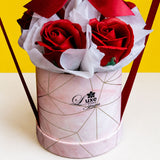 Hot Air Balloon Fragrance Rose Soap Flower Box - Balloons - Luxe Florist - - Eat Cake Today - Birthday Cake Delivery - KL/PJ/Malaysia
