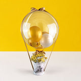 Hot Air Bubble Balloon Baby's Breath Flower Box - Balloons - Luxe Florist - - Eat Cake Today - Birthday Cake Delivery - KL/PJ/Malaysia