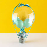 Hot Air Bubble Balloon Baby's Breath Flower Box - Balloons - Luxe Florist - - Eat Cake Today - Birthday Cake Delivery - KL/PJ/Malaysia