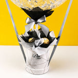 Hot Air Confetti Balloon Ferrero Rocher Box - Balloons - Luxe Florist - - Eat Cake Today - Birthday Cake Delivery - KL/PJ/Malaysia