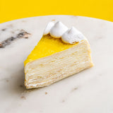 Lemon Cheese Mille Crepe Cake 8" - Crepe Cakes - Yippii Gift - - Eat Cake Today - Birthday Cake Delivery - KL/PJ/Malaysia
