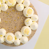 Lemon Earl Grey Cake - Moist Sponge Cake - Texture by C3 Lab (PO) - - Eat Cake Today - Birthday Cake Delivery - KL/PJ/Malaysia