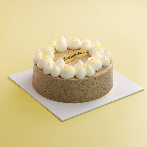 Lemon Earl Grey Cake - Moist Sponge Cake - Texture by C3 Lab (PO) - - Eat Cake Today - Birthday Cake Delivery - KL/PJ/Malaysia