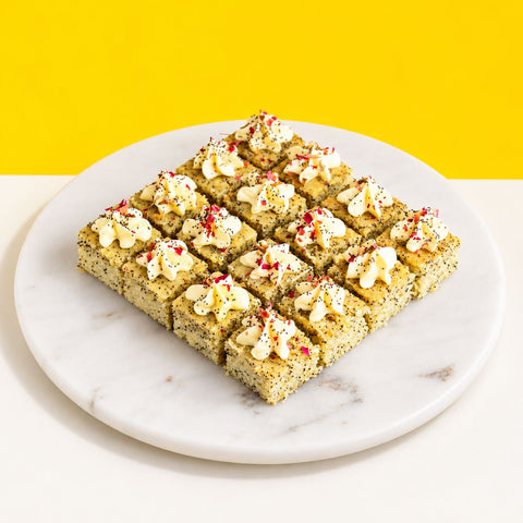 Lemon Poppyseed Bites - Cake Bites - Ennoble by Elevete - - Eat Cake Today - Birthday Cake Delivery - KL/PJ/Malaysia