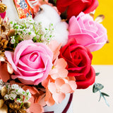 Lilian Congratulations Soap Flower Box - Balloons - Bull & Rabbit - - Eat Cake Today - Birthday Cake Delivery - KL/PJ/Malaysia