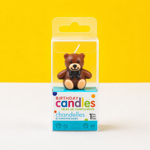 Little Bear Birthday Candle - Add On - Ice Monster - - Eat Cake Today - Birthday Cake Delivery - KL/PJ/Malaysia