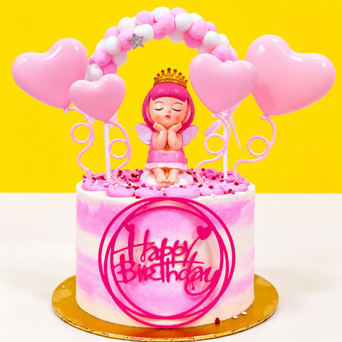 Little Pink Princess Cake - Designer Cakes - Eats and Treats Bakery - - Eat Cake Today - Birthday Cake Delivery - KL/PJ/Malaysia
