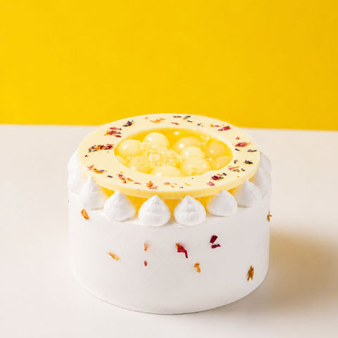 Longan Vanilla Cake - Sponge Cakes - Cake Calendar - - Eat Cake Today - Birthday Cake Delivery - KL/PJ/Malaysia