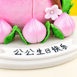 Longevity Peach Cake - Designer Cakes - In The Clouds Cakes - - Eat Cake Today - Birthday Cake Delivery - KL/PJ/Malaysia