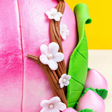 Longevity Peach Cake - Designer Cakes - In The Clouds Cakes - - Eat Cake Today - Birthday Cake Delivery - KL/PJ/Malaysia