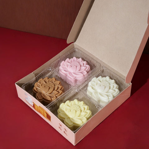 Lotus Floral Jelly Mooncake Set - Mooncake2026 - Jerri Home - - Eat Cake Today - Birthday Cake Delivery - KL/PJ/Malaysia
