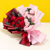 Love You 520 Fresh Flower Bouquet - Flowers - Bull & Rabbit - - Eat Cake Today - Birthday Cake Delivery - KL/PJ/Malaysia