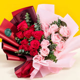 Love You 520 Fresh Flower Bouquet - Flowers - Bull & Rabbit - - Eat Cake Today - Birthday Cake Delivery - KL/PJ/Malaysia