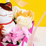 Lucky Cat Fortune Balloon Flower - Balloons - Bull & Rabbit - - Eat Cake Today - Birthday Cake Delivery - KL/PJ/Malaysia