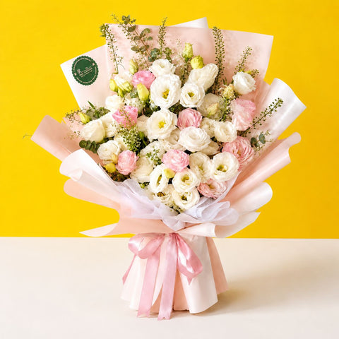 Luna Bouquet - Flowers - Bull & Rabbit - - Eat Cake Today - Birthday Cake Delivery - KL/PJ/Malaysia