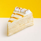Luscious Salted Caramel Mille Crepe Cake 8" - Crepe Cakes - Yippii Gift - - Eat Cake Today - Birthday Cake Delivery - KL/PJ/Malaysia