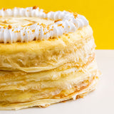 Luscious Salted Caramel Mille Crepe Cake 8" - Crepe Cakes - Yippii Gift - - Eat Cake Today - Birthday Cake Delivery - KL/PJ/Malaysia